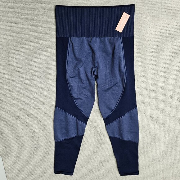 thirdlove Flex Seamless Compression Leggings Blue XL NEW - workout yoga athletic - Picture 1 of 10
